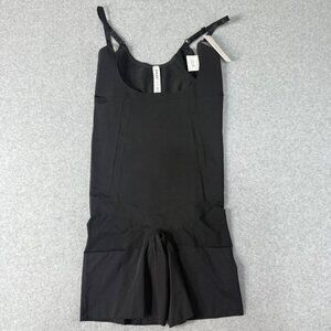Spanx Women’s Shapewear Seamless Slimming Bodysuit Black Large Adjustable Straps